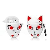 ZAHIUS Airpods Silicone Case Funny Cover Compatible for Apple Airpods 1&2 [Cartoon Pattern][Best Gift for Girl Boy](Demon Slayer)