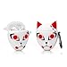 ZAHIUS Airpods Silicone Case Funny Cover Compatible for Apple Airpods 1&2 [Cartoon Pattern][Best Gift for Girl Boy](Demon Slayer)