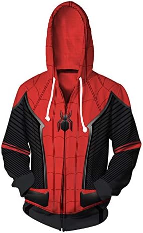 Dark Eyes 3D Mens Hoodie Jacket Superhero Halloween Cosplay Costume