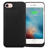 Wingco iPhone 7/6/6S Battery Charger Case -Wingco 3200mAh Cell Phone Battery Pack, Back Up Power Bank, Portable Charging Case for iPhone 7/6S/6- MFI Apple Certified, Black