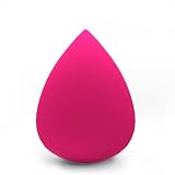 Beauty Sponge Foundation Makeup Blender - 1 pc Pink Egg Shaped Make Up Sponges for Blending, Stippling, Highlighter, Contour! Premium Latex Free Reusable Cosmetic Applicator