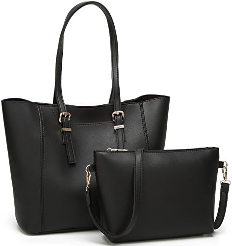 BNWVC Women Top Handle Handbags Tote Purse 2 Piece Set