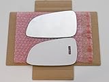 New Replacement Mirror Glass with FULL SIZE ADHESIVE for Saturn Astra Driver Side View Left LH