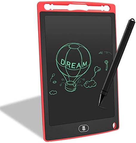 Chengzuoqing 12-inch LCD Writing Tablet Electronic Writing Board Portable Digital Handwriting Pad for Kids in Cars Kids Room School (Color : Red)