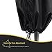 VicTsing Offset Umbrella Cover, Patio Outdoor Market Umbrella Canopy Cover for 9ft to 11ft Cantilever Parasol Outdoor Umbrellas Cover with Zipper Velcro Durable Fabric Lasting in Strong Sunshine Black