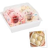 XIAOHONG 50 Pack Paper Charcuterie Boxes with Clear