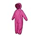 Splashy Waterproof One Piece Rainsuits and MudStopper Coveralls for Kids (5 Years, Hot Pink)