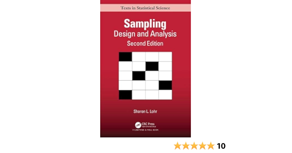 Sampling Design And Analysis Lohr Sharon L 9780367273415 Books Ca