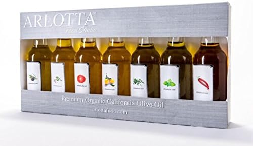 7 Bottle Flavor-infused Olive Oil Sampler Set