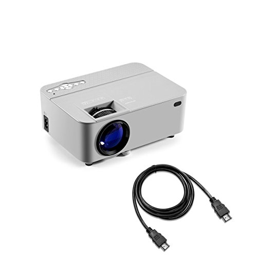 Eocean 1800 lumens 4inch mini projector with 170" display - …