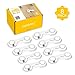 Child Proofing Safety Cabinet Locks, Adoric Cupboard Baby Safe Drawer Latchs, No tools and Drilling Required, 8 Pack, White