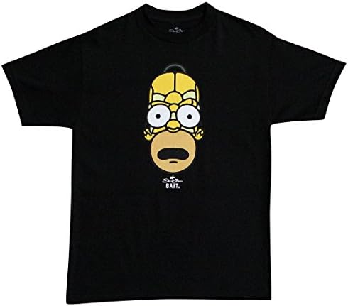 BAIT x David Flores Men Homer Simpson Tee (black) Size M US