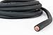 TEMCo WC0020-100 ft 1/0 Gauge AWG Welding Lead & Car Battery Cable Copper Wire Black | Made in USA