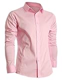 FLATSEVEN Mens Slim Fit Basic Dress Shirts Long Sleeve
