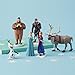 Disney Frozen Figurine Play set - Sven, Anna, Elsa, Kristoff, Oaken and Olaf. (6 Piece)