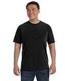 Comfort Colors 6.1 oz. Ringspun Garment-Dyed T-Shirt, Large, BLACK