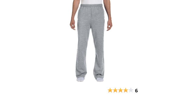 jerzees open bottom sweatpants