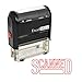ExcelMark SCANNED Self-Inking Rubber Stamp - (A1539-Red Ink)