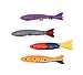 ZHMY Diving Toy Pool Glide Shark Throw Torpedo Underwater (4BombSharks)