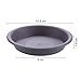 T4U 3 inch Plastic Garden Flower Planter Pot Saucer Trays Round for Holding Water Drips and Soil (Dark Grey, Set of 10), Pallet Base Container for Holding Cactus Herb Indoor Outdoor Gardening