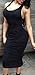 Hqclothingbox Womens Sleeveless Sexy Bodycon Midi Bandage Party Evening Dresses