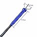 24.4in Claw Grabber Tool,Hose Reacher Pickup with LED Light,4 Claw Picking Tool for Garbage Litter Pick Home Sink Drain and Metal small items.