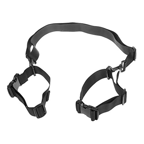 LANDUM Snowboard Strap, Double Cross Country Nordic Skiing Snowboard Alpine Snow Board Detachable Holder