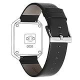 Henoda for Fitbit Blaze Bands Leather Small Large Strap Smart Fitness Watch Band Women Men