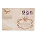 getDigital Owl Post Envelopes - Set of 10 Envelopes for Invitations or Greeting Cards - With a printed Wax Seal and Stamps