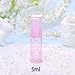 erioctry 5ML Airless Pump Bottle-Empty Refillable Airless Vacuum Pump Cream Lotion Bottle Travel Bottles Toiletries Liquid Container for Cosmetic Make-up Pack of 6 (Pink)