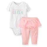 Carter's Baby Girls' Easter 2-piece Bodysuit & Tutu Pant Set