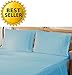 Elegant Comfort 1500 Premier Hotel Quality 4-Piece Bed Sheet Sets, Deep Pockets - Luxurious Wrinkle Free & Fade Resistant, Queen, Aqua