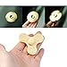 Spinner Fidget EDC ADHD Focus Toy Ultra Durable High Speed 2-6 Min Spins Precision Zinc Alloy (Gold)