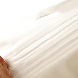 Plastic Carrier Bags 100 White with Handles Patch Large 22 x 18 x 3 view 2
