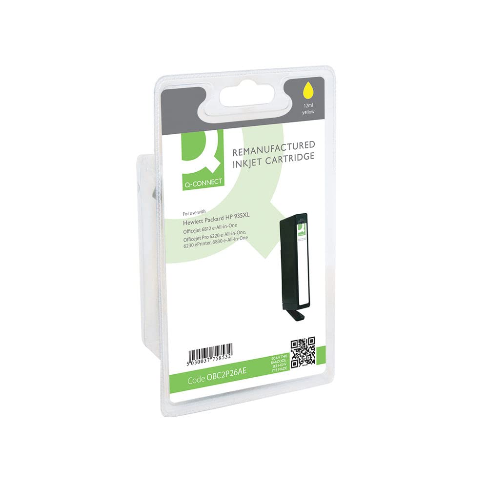 Q-Connect HP 935XL Inkjet Yellow Cartridge