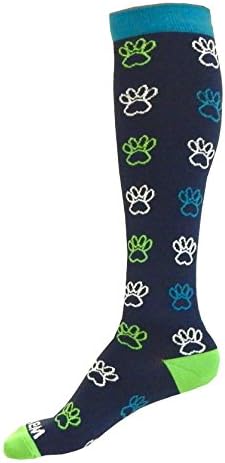 WAVE Compression Socks (1 pair) for Women & Men Best For Running, Athletic Sports, Crossfit, Hiking, Skiing, Standing, Flight Travel, Maternity Pregnancy, Nursing, DVT, Varicose Veins