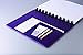 STAPLES 950991 Arc Customizable Leather Notebook System Purple 9-1/2-Inch x 11-1/2-Inch