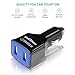 Swiftrans Quick Charge 2.0 36W Fast USB Car charger, Dual Turbo Rapid Ports both support QC 2.0 12V/1.5A, 9V/2A, 5V/2.4A (Includes 3.3 ft Micro USB Cable) - Black