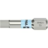 Wera Stainless 3840/1 TS 1.5mm Hex Insert Bit, 1/4-Inch Drive