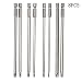 Torx Screwdriver Bit,CSDYNG 8 Pieces 1/4 Inch Magnetic Hex Shank T9-T40 6 Inch Length S2 Steel Torx Security Head Screwdriver Drill Set Bits