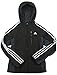Adidas Big Girl's Soft Shell 3-Stripe Full Zip Polar Fleece Hooded Jacket