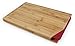 Neoflam Bamboo Cutting Board with Tray, Red
