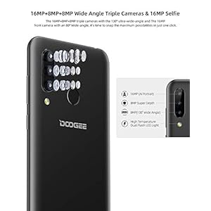 DOOGEE N20 2019 Dual SIM 4G Cellulari Economici, 6.3 Pollici FHD+ Display, Android 9.0 Telefoni Cellulari in Offerta… - immagine 3