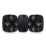 Housmile Wireless Doorbell Operating at 500 feet with 2 Plug-in Receivers, CD Quality Sound and LED Flash, 52 Melodies to Choose