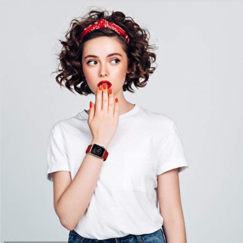 IDON Smart Watch Sport Band, Soft Silicone Replacement Strap Band Compatible with Watch Band 44MM 42MM 40MM 38MM Watch Series 4/3 /2/1, S/M M/L,All Models