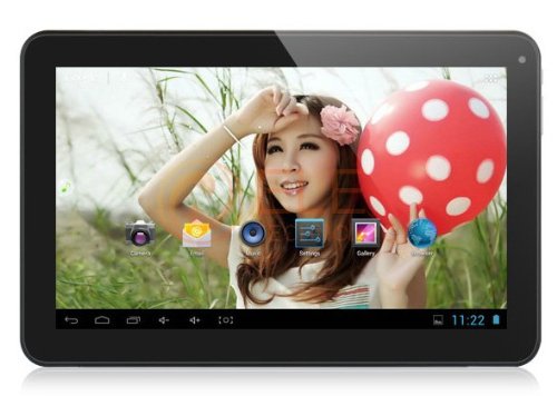 10.1'' Inch Rooted Android 4.4.2 kitkat 16GB Dual Core Tablet PC, Wifi, HDMI, Bluetooth [2014] (Black- Kitkat)