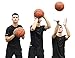 FNBX FlickGlove Basketball Shooting Aid, Training Equipment for Improving Shot and Form, Set of 3 Silicone Strap Resistances, White, Black and Orange