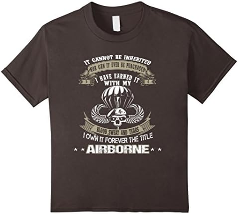 unisex-child AIRBORNE LTD Tshirt 8 Asphalt