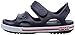 Crocs Kids' Crocband II Toddler Sandal | Water Shoe for Boys and Girls | Slip On Sandal, Navy/White, 10 M US Toddler