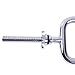 CAP Barbell Standard 1 - inch Threaded Triceps Bar with Collars, 34 - inches - Chrome